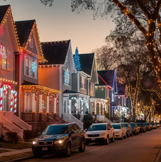 How a Single Holiday Light Turned a Quiet Street into a Dazzling Spectacle